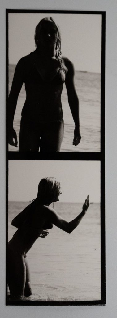 PHOTO Argentique France Planche contact femme nue vue 6X6cm 1980