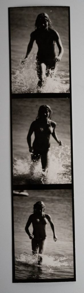 PHOTO Argentique France Planche contact femme nue vue 6X6cm 1980
