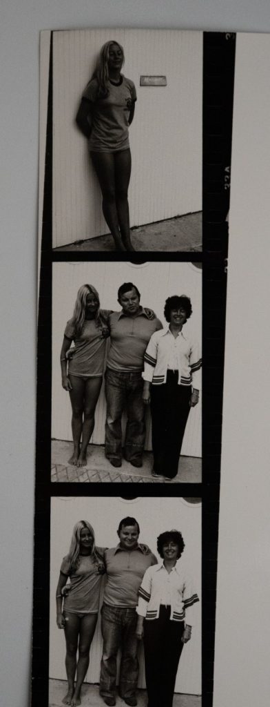 PHOTO Argentique France Planche contact femme nue vue 6X6cm 1980
