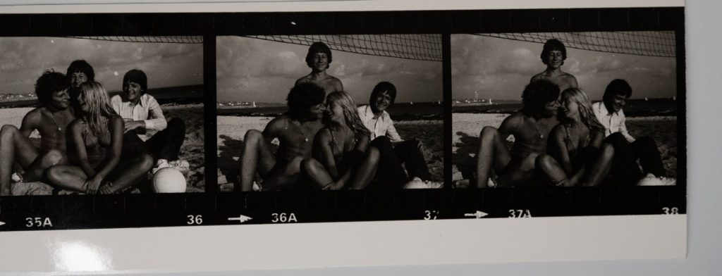PHOTO Argentique France Planche contact femme nue vue 6X6cm 1980