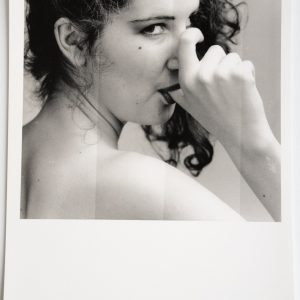 TIRAGE PHOTO Argentique	France	Tirage test jeune femme	11X11cm	1970