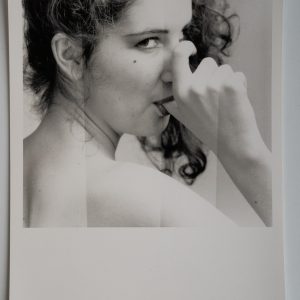 TIRAGE PHOTO Argentique	France	Tirage test jeune femme	11X11cm	1970