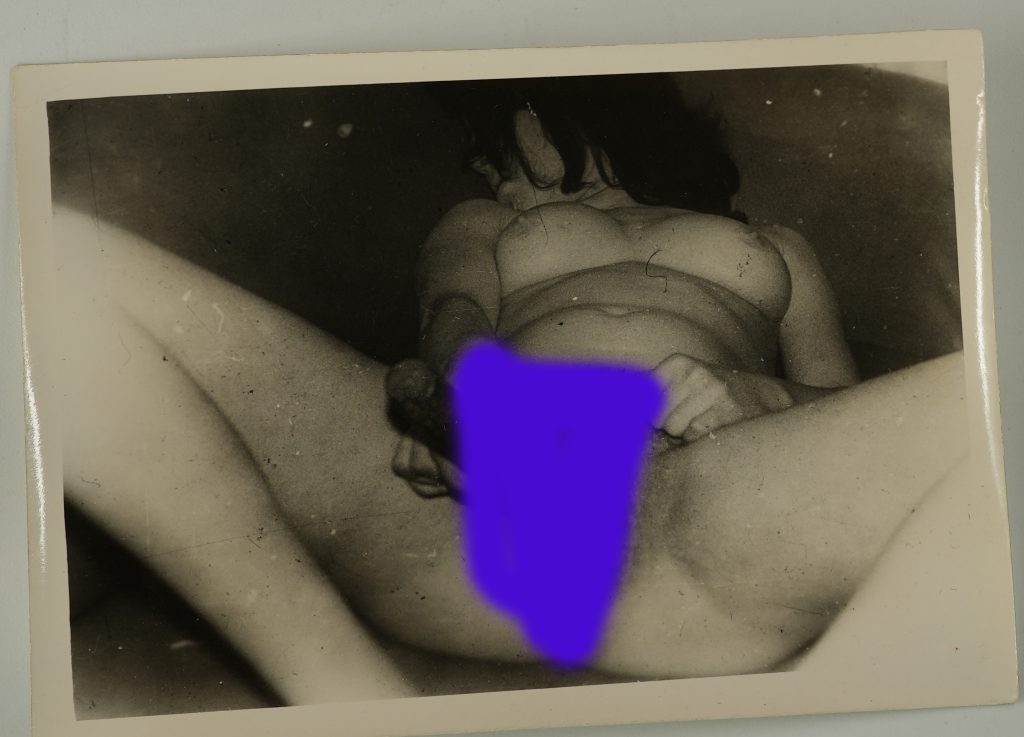 TIRAGE PHOTO Argentique Couple scène de sexe 9x12cm 1970