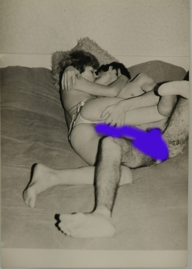 TIRAGE PHOTO Argentique		Couple scène de sexe	9x12cm	1970