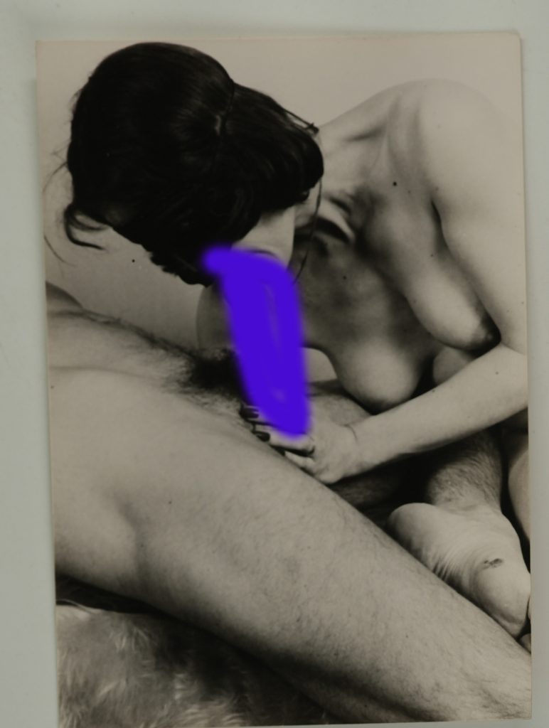 TIRAGE PHOTO Argentique		Couple scène de sexe	9x12cm	1970