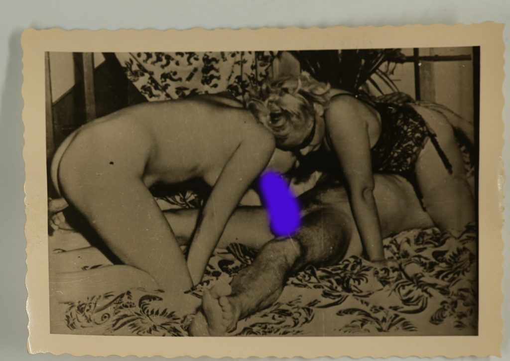 Photo Argentique scène de sexe érotica 9x12cm 1940 bon état