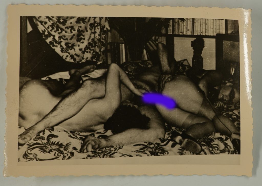 Photo Argentique scène de sexe érotica 9x12cm 1940 bon état