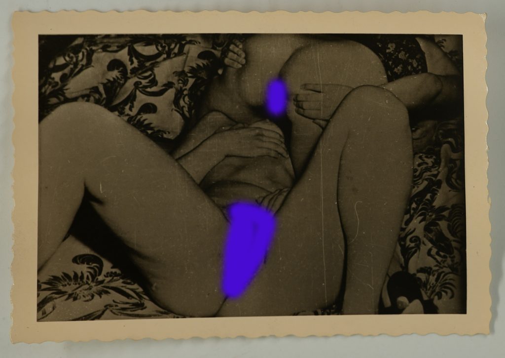 Photo Argentique scène de sexe érotica 9x12cm 1940 bon état