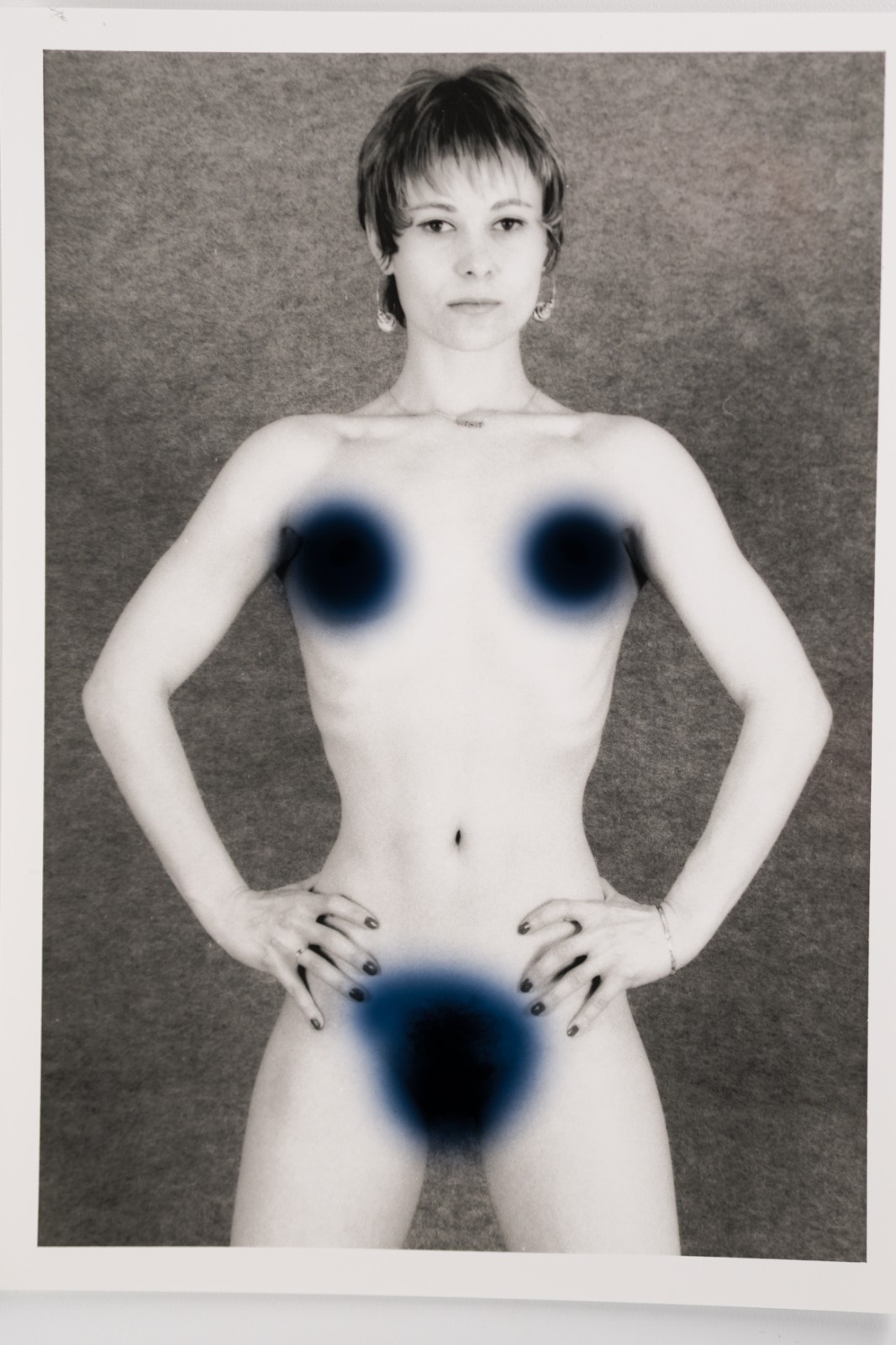 TIRAGE PHOTO Argentique France Femme nue studio nue artistique 13X18cm 1980