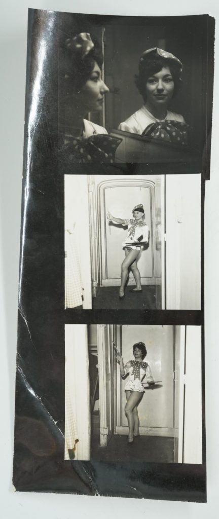 Photo Argentique France PINUP FEMME NUE NU ARTISTIQUE 6X6ccm par vue 1960