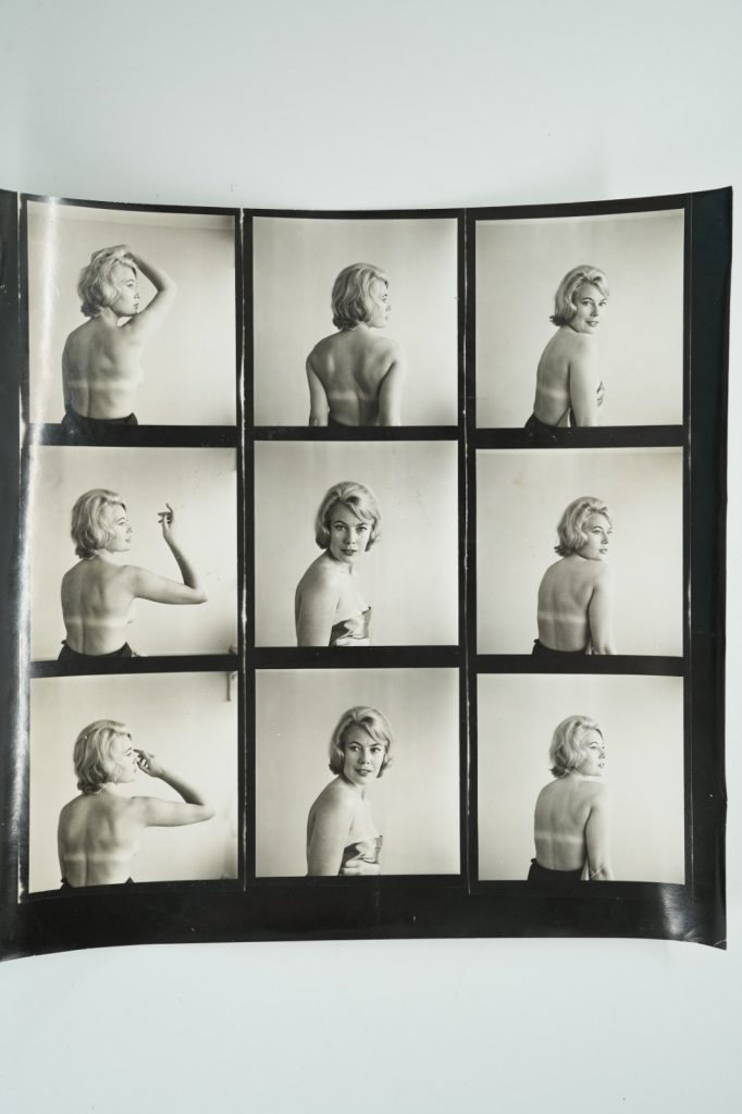 Photo Argentique France PINUP FEMME NUE NU ARTISTIQUE 6X6ccm par vue 1960