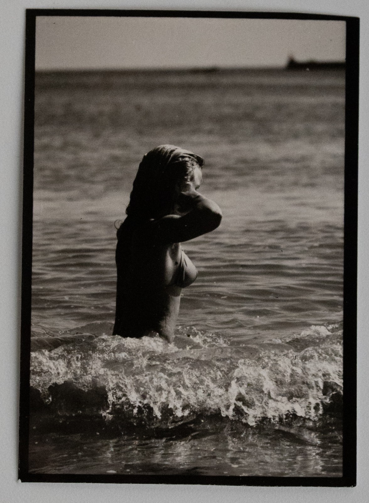 PHOTO Argentique France Femme nue Nue artistique 5X7cm SNAP SHOT 1970