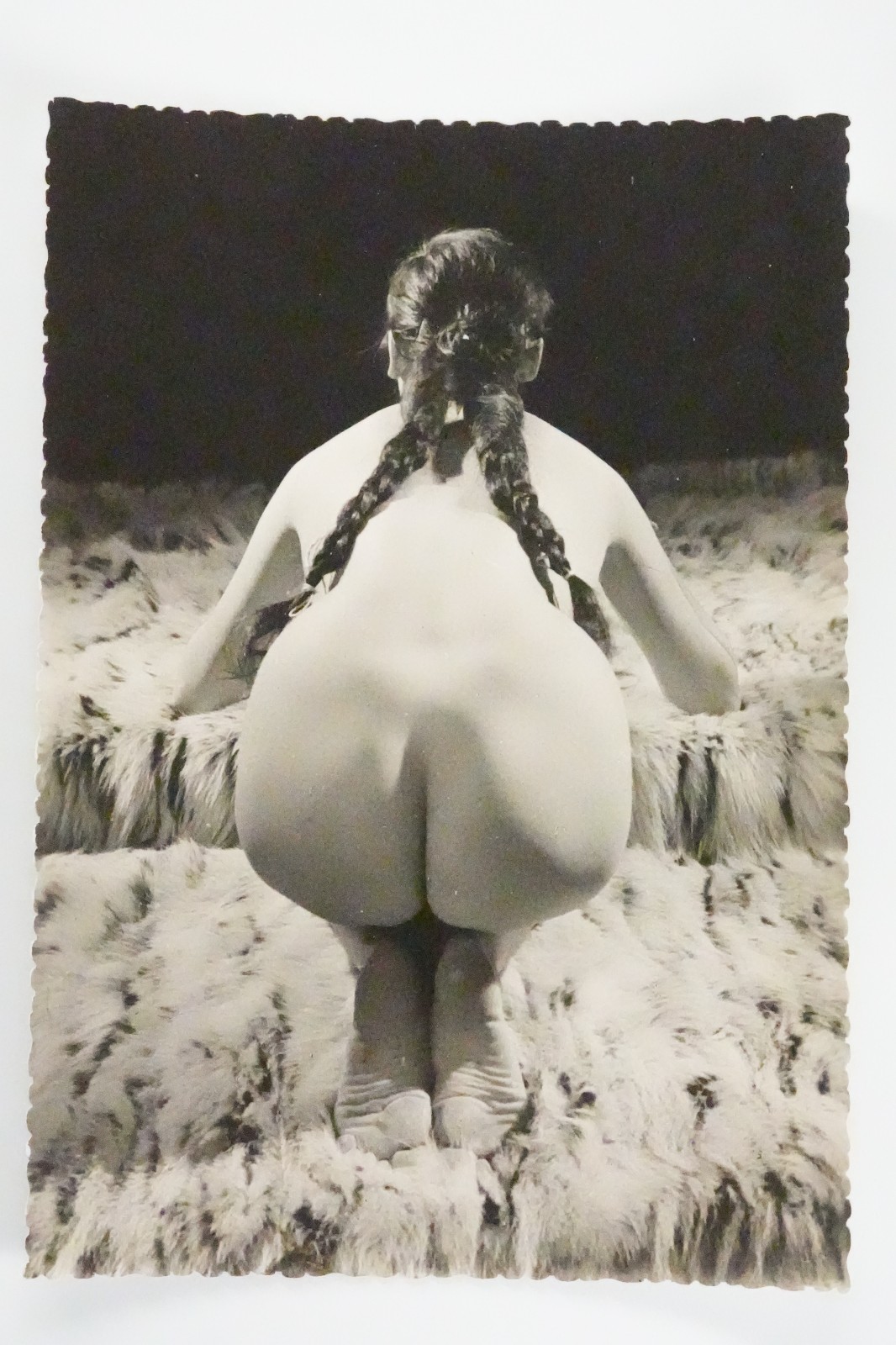 TIRAGE PHOTO 1960 PINUP FEMME NUE NU ARTISTIQUE FORMAT 10X15cm