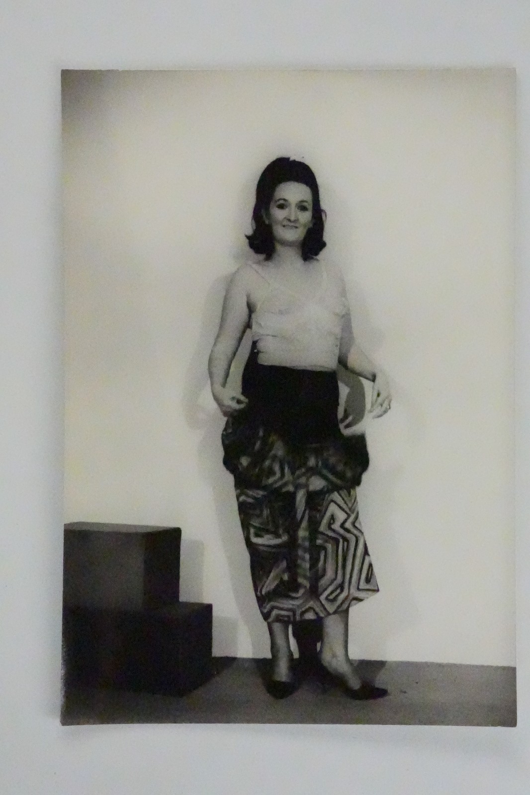 TIRAGE PHOTO argentique amateur 1960 FEMME NUE NU ARTISTIQUE 9x13cm