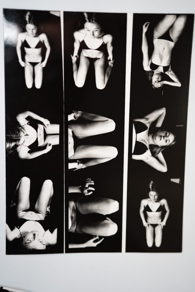 PHOTO Argentique France Planche contact Femme nue nu artistique 18X24cm vue 6X6C