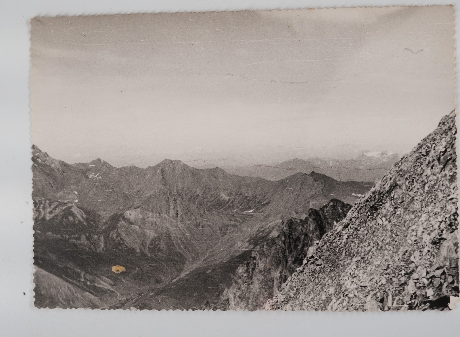 TIRAGE PHOTO Argentique France Montagne Alpes 10x15cm 1940