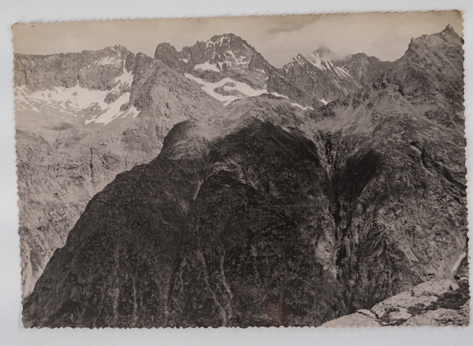 TIRAGE PHOTO Argentique France Montagne Alpes 10x15cm 1940