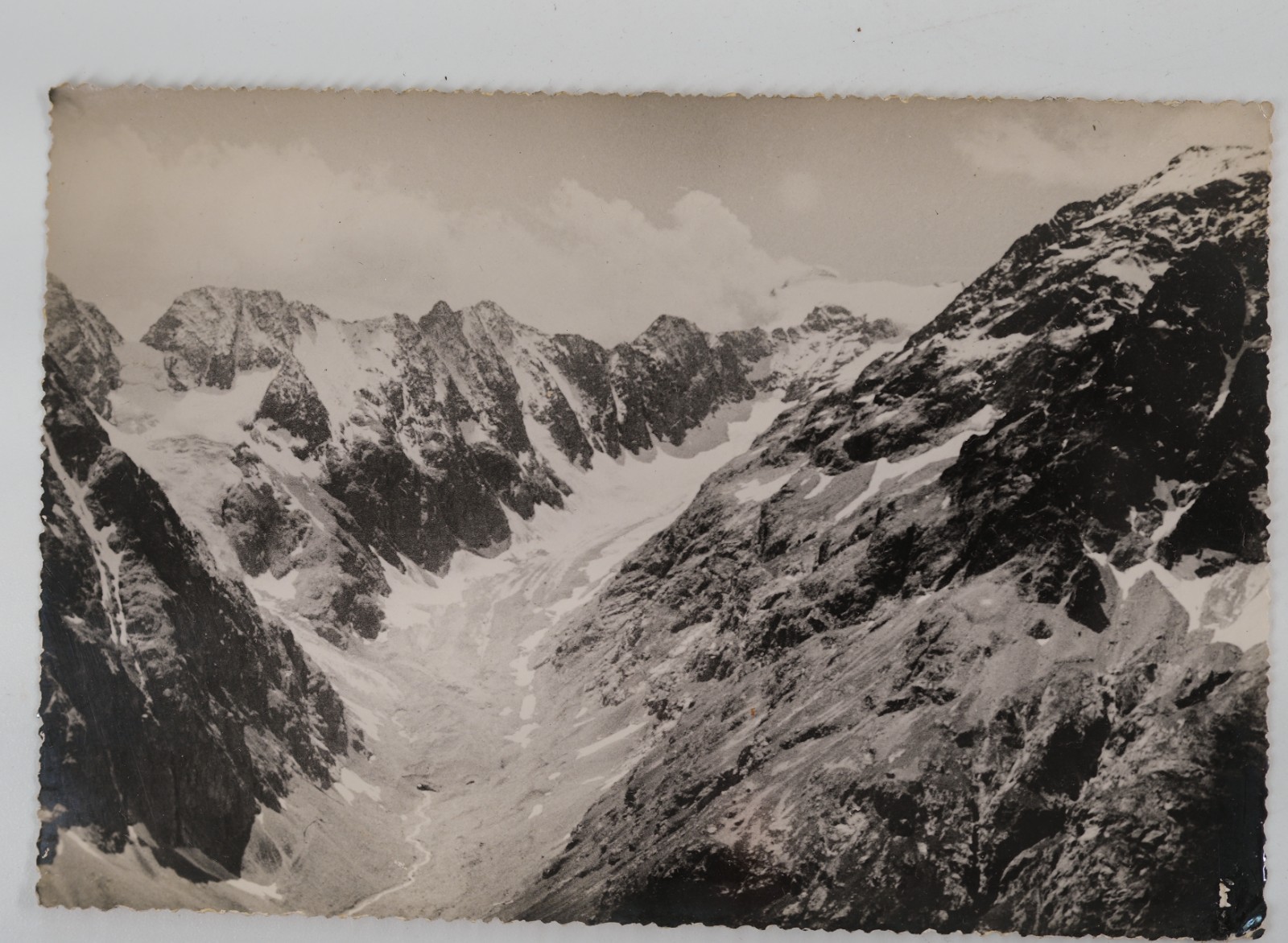 TIRAGE PHOTO Argentique France Montagne Alpes 10x15cm 1940