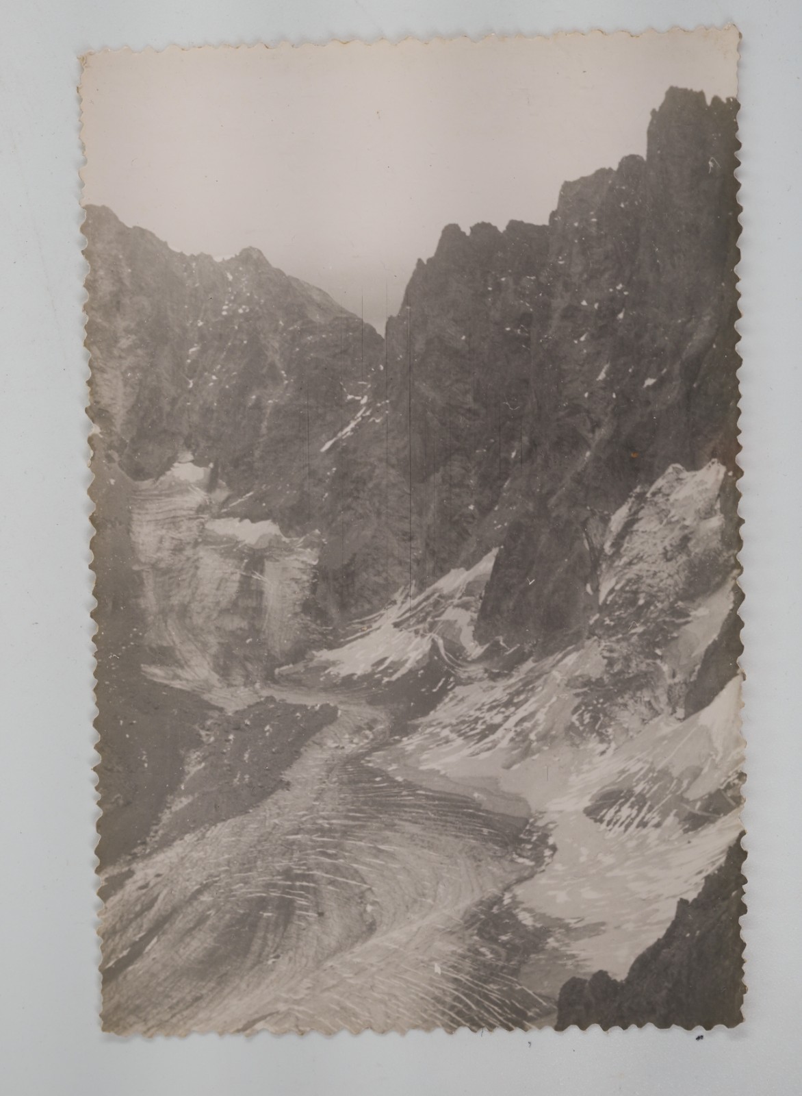 TIRAGE PHOTO Argentique France Montagne Alpes 10x15cm 1940