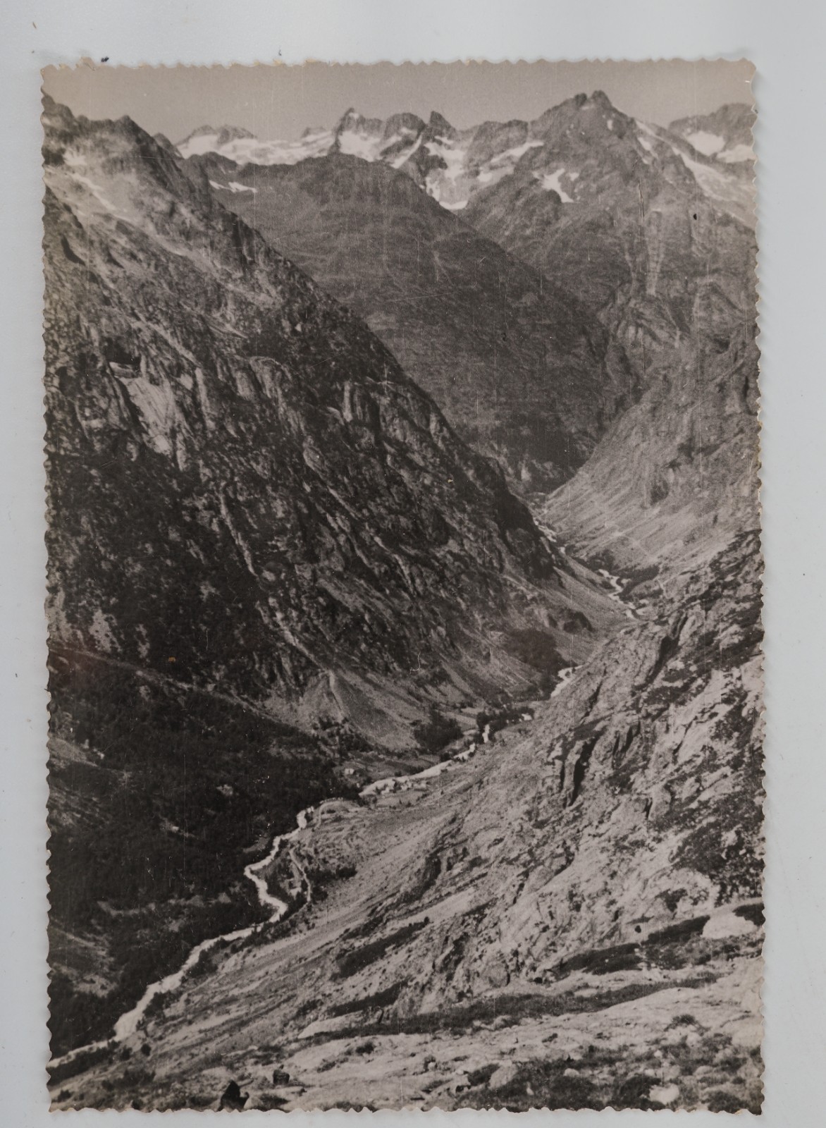 TIRAGE PHOTO Argentique France Montagne Alpes 10x15cm 1940