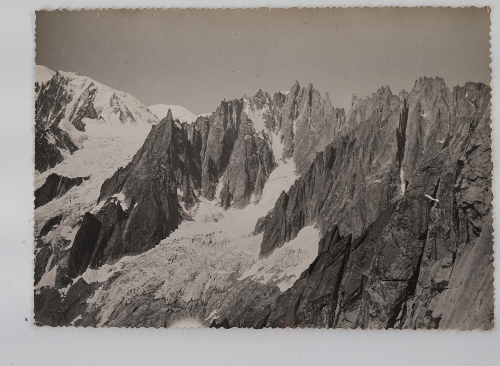 TIRAGE PHOTO Argentique France Montagne Alpes 10x15cm 1940
