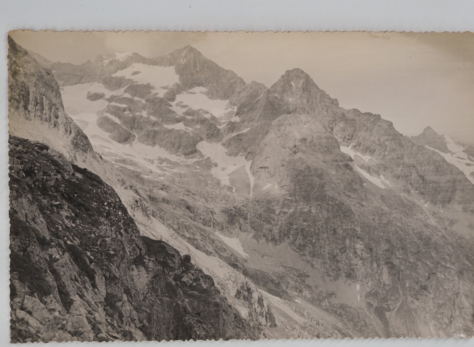 TIRAGE PHOTO Argentique France Montagne Alpes 10x15cm 1940