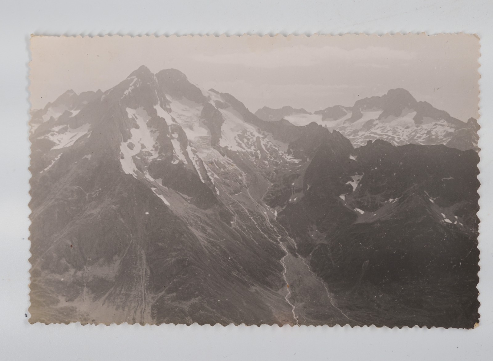TIRAGE PHOTO Argentique France Montagne Alpes 10x15cm 1940