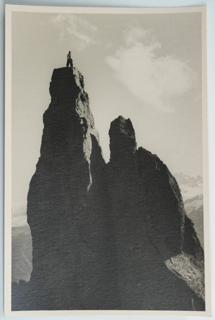 TIRAGE PHOTO Argentique	France	Alpiniste Amateur Montagne Alpes	9X13	1930