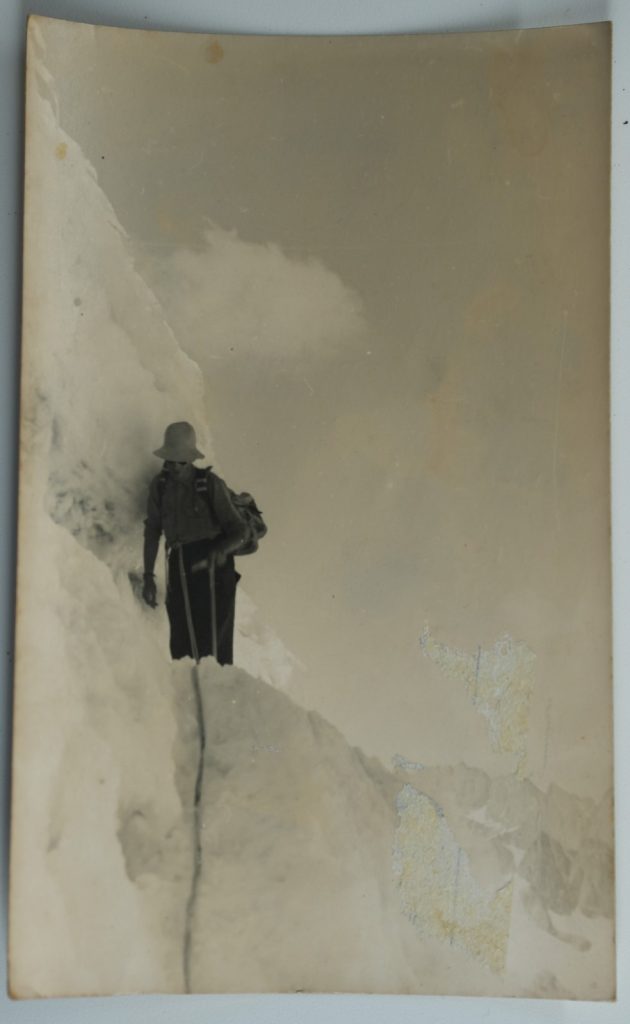 TIRAGE PHOTO Argentique	France	Alpiniste Amateur Montagne Alpes	9X13	1930