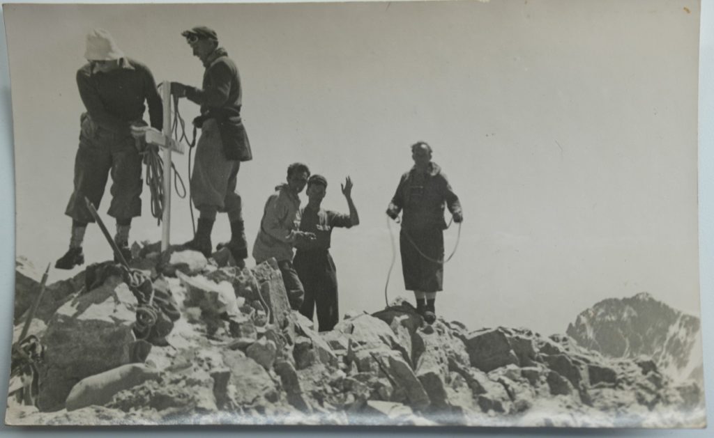 TIRAGE PHOTO Argentique	France	Alpiniste Amateur Montagne Alpes	9X13	1930