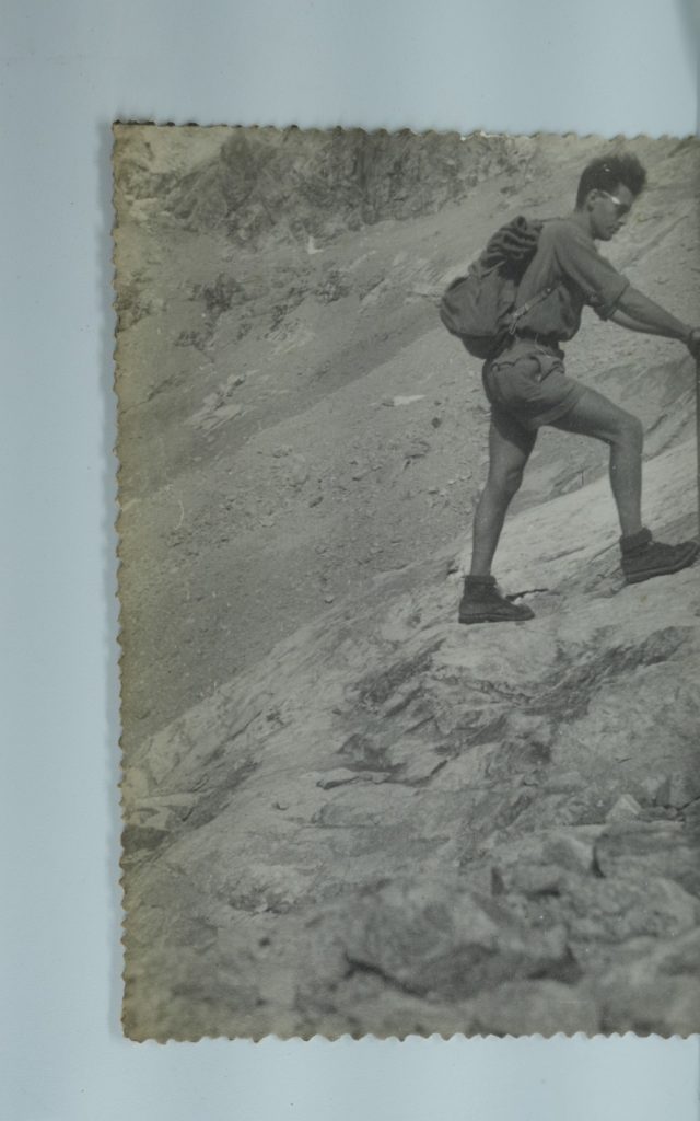 TIRAGE PHOTO Argentique	France	alpiniste amateur à Chamonix	10x15cm	1940