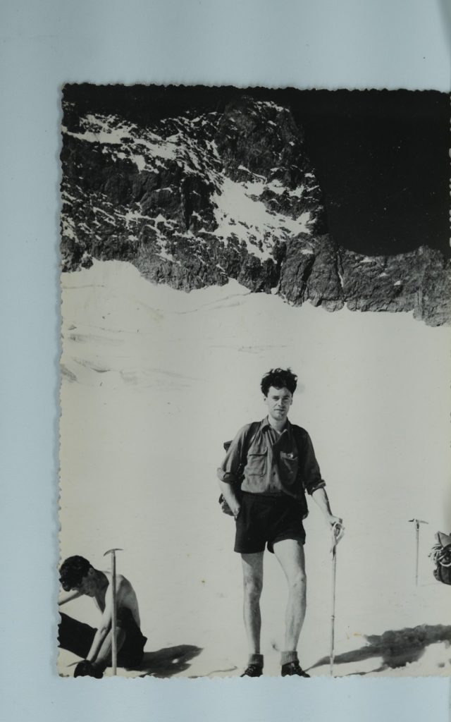 TIRAGE PHOTO Argentique	France	alpiniste amateur à Chamonix	10x15cm	1940