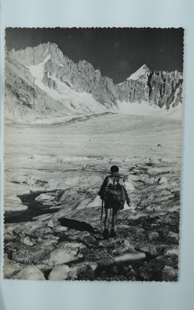 TIRAGE PHOTO Argentique	France	alpiniste amateur à Chamonix	10x15cm	1940