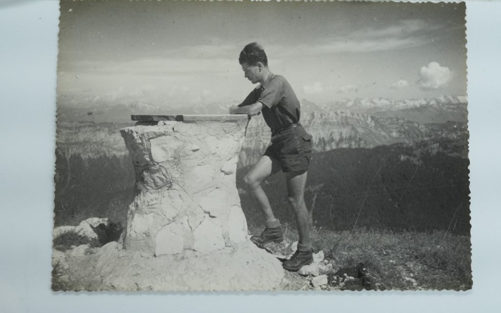 TIRAGE PHOTO Argentique	France	alpiniste amateur à Chamonix	10x15cm	1940