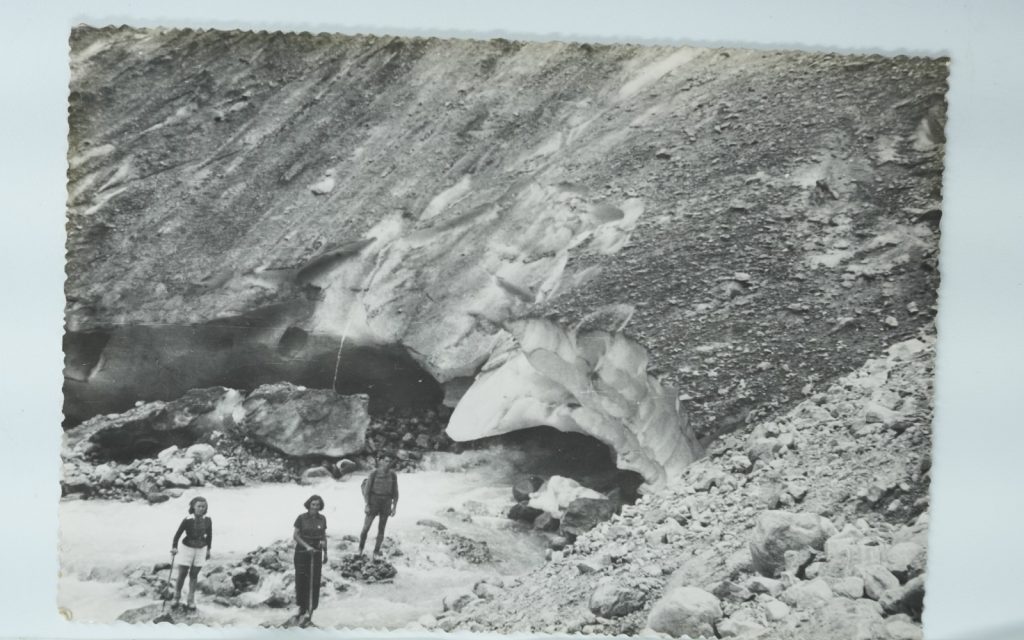 TIRAGE PHOTO Argentique	France	alpiniste amateur à Chamonix	10x15cm	1940