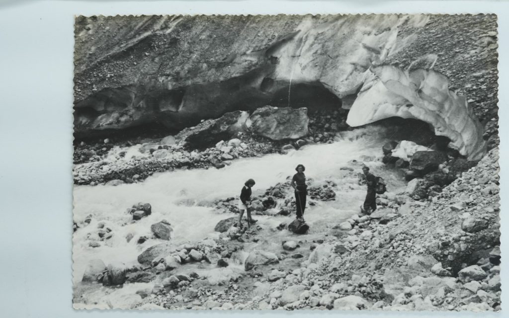 TIRAGE PHOTO Argentique	France	alpiniste amateur à Chamonix	10x15cm	1940