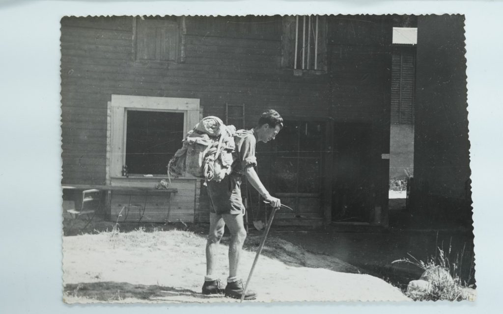 TIRAGE PHOTO Argentique	France	alpiniste amateur à Chamonix	10x15cm	1940