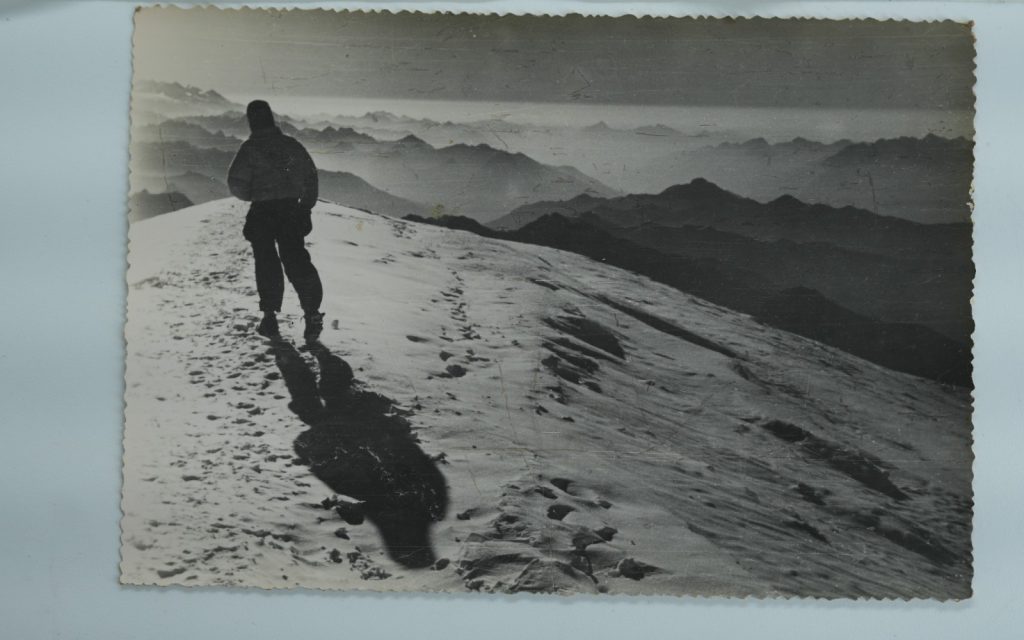 TIRAGE PHOTO Argentique	France	alpiniste amateur à Chamonix	10x15cm	1940