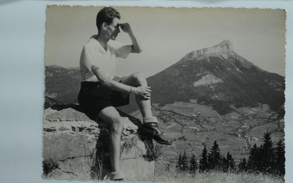 TIRAGE PHOTO Argentique	France	alpiniste amateur à Chamonix	10x15cm	1940