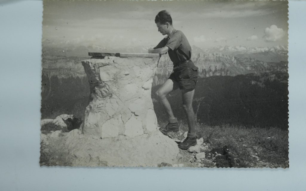 TIRAGE PHOTO Argentique	France	alpiniste amateur à Chamonix	10x15cm	1940