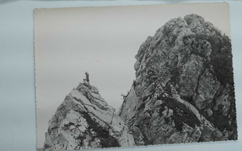 TIRAGE PHOTO Argentique	France	alpiniste amateur à Chamonix	10x15cm	1940