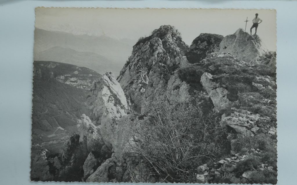 TIRAGE PHOTO Argentique	France	alpiniste amateur à Chamonix	10x15cm	1940