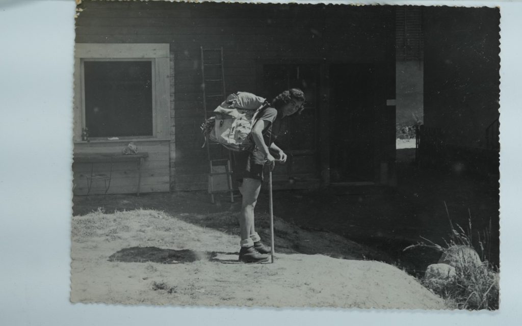 TIRAGE PHOTO Argentique	France	alpiniste amateur à Chamonix	10x15cm	1940
