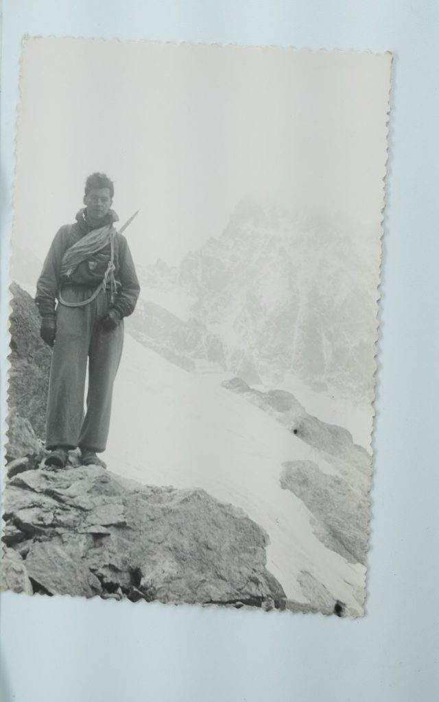 TIRAGE PHOTO Argentique	France	alpiniste amateur à Chamonix	10x15cm	1940