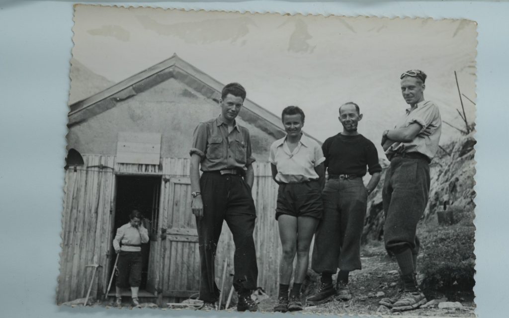 TIRAGE PHOTO Argentique	France	alpiniste amateur à Chamonix	10x15cm	1940