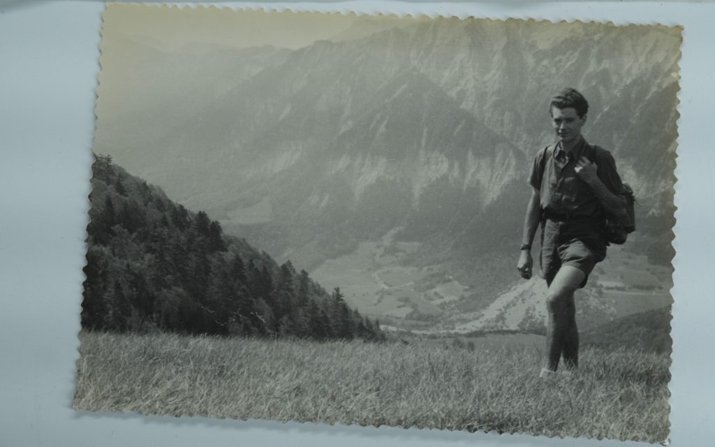 TIRAGE PHOTO Argentique	France	alpiniste amateur à Chamonix	10x15cm	1940