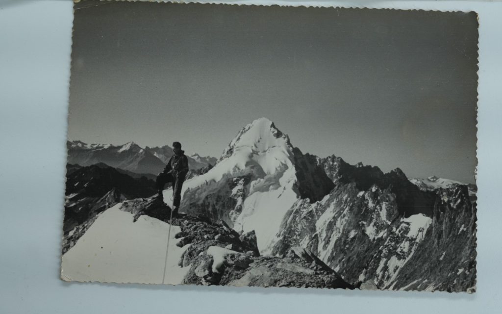 TIRAGE PHOTO Argentique	France	alpiniste amateur à Chamonix	10x15cm	1940