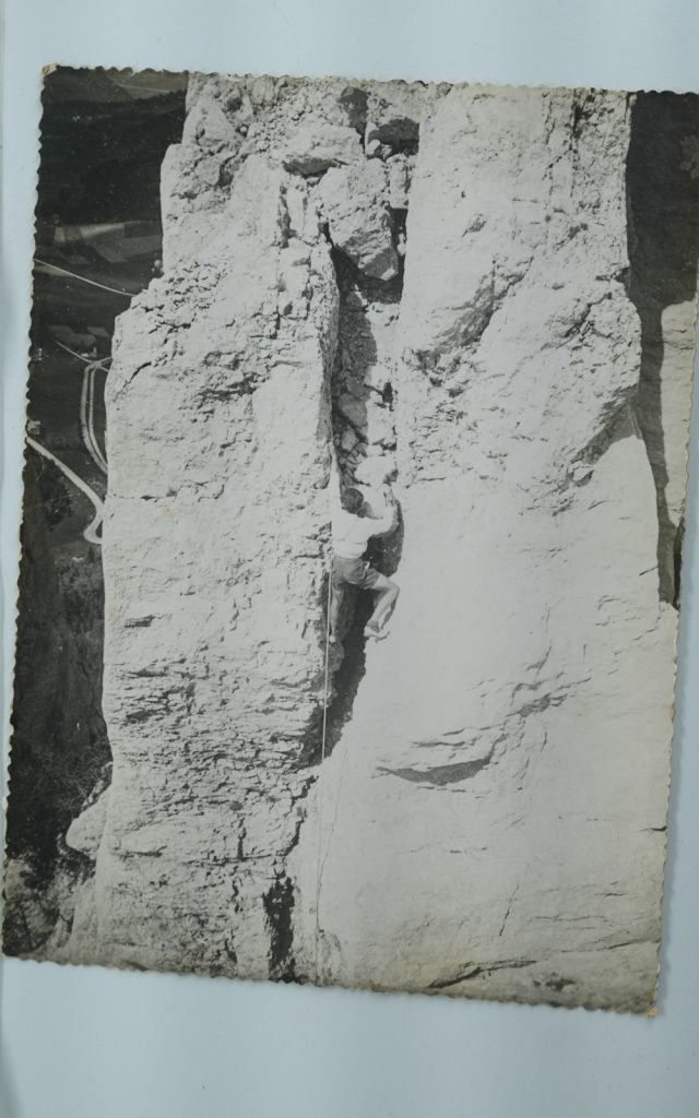 TIRAGE PHOTO Argentique France alpiniste amateur à Chamonix 10x15cm 1940