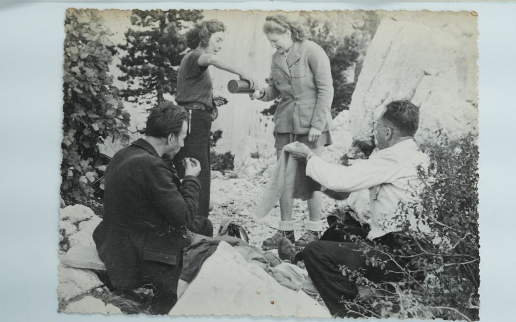 TIRAGE PHOTO Argentique France alpiniste amateur à Chamonix 10x15cm 1940