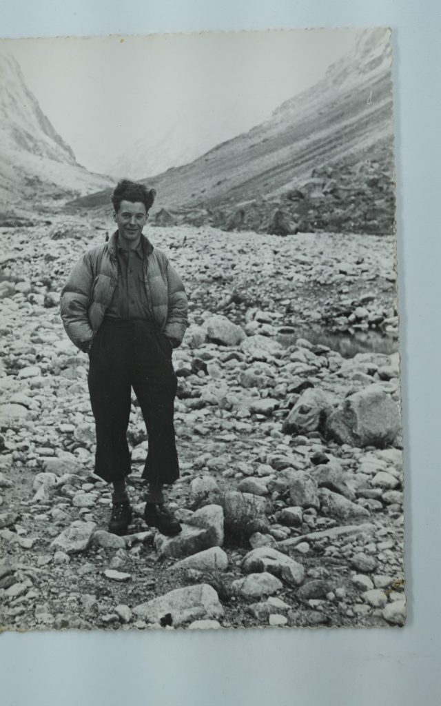 TIRAGE PHOTO Argentique France alpiniste amateur à Chamonix 10x15cm 1940